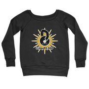 Womens 2X-Large BLACK CrewNeck
