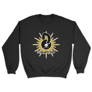 Mens 2X-Large BLACK Midweight Sweatshirt