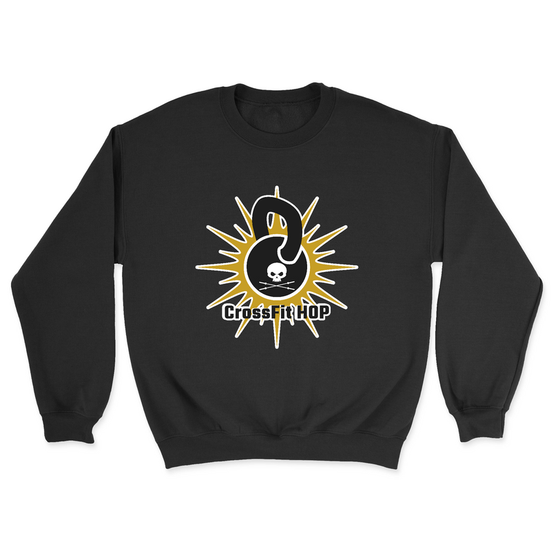 Mens 2X-Large BLACK Midweight Sweatshirt