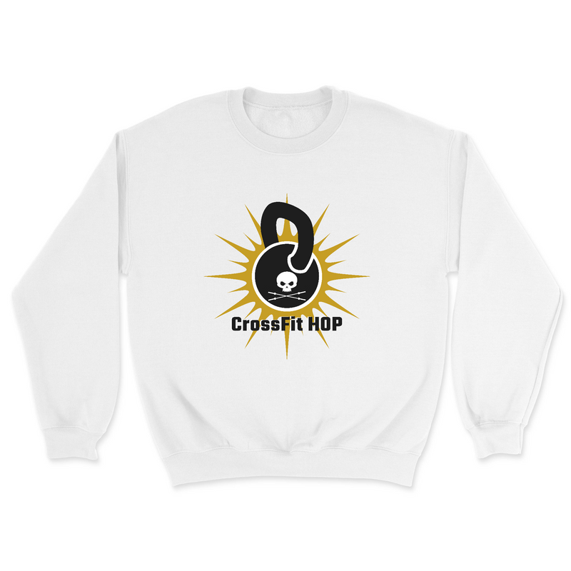 Mens 2X-Large WHITE Midweight Sweatshirt