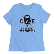 Womens 2X-Large CAROLINA_BLUE Relaxed Jersey T-Shirt