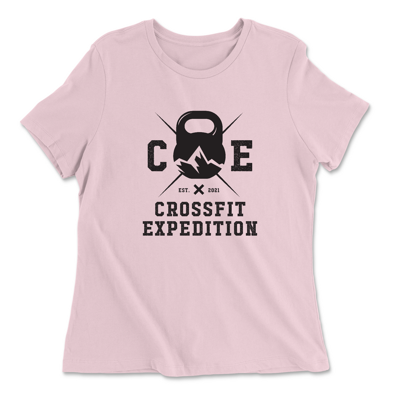 Womens 2X-Large PINK Relaxed Jersey T-Shirt