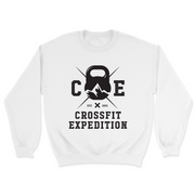 Mens 2X-Large WHITE Midweight Sweatshirt