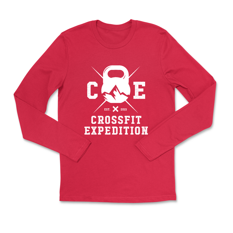 Mens 2X-Large RED Long Sleeve