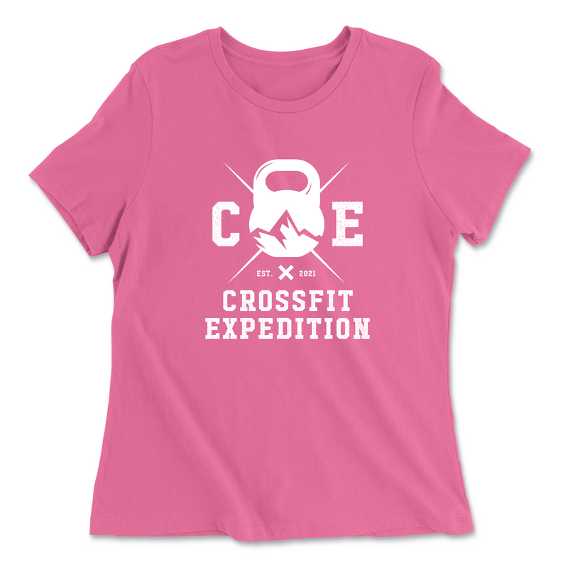 Womens 2X-Large CHARITY_PINK Relaxed Jersey T-Shirt