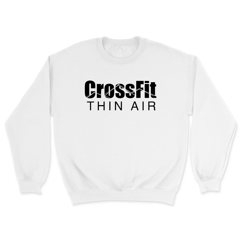 Mens 2X-Large WHITE Midweight Sweatshirt