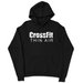 Mens 2X-Large BLACK Hooded T-Shirt