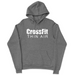 Mens 2X-Large GUNMETAL_HEATHER Hooded T-Shirt