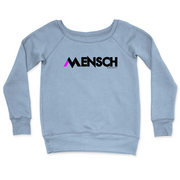 Womens 2X-Large MISTY_BLUE CrewNeck