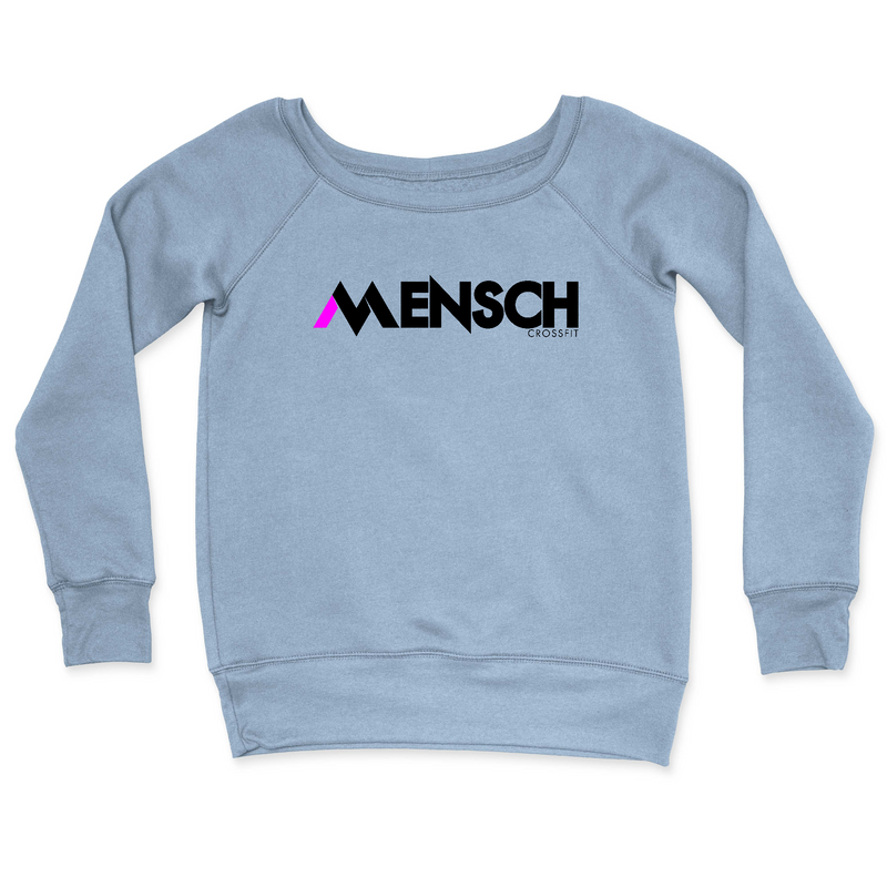 Womens 2X-Large MISTY_BLUE CrewNeck