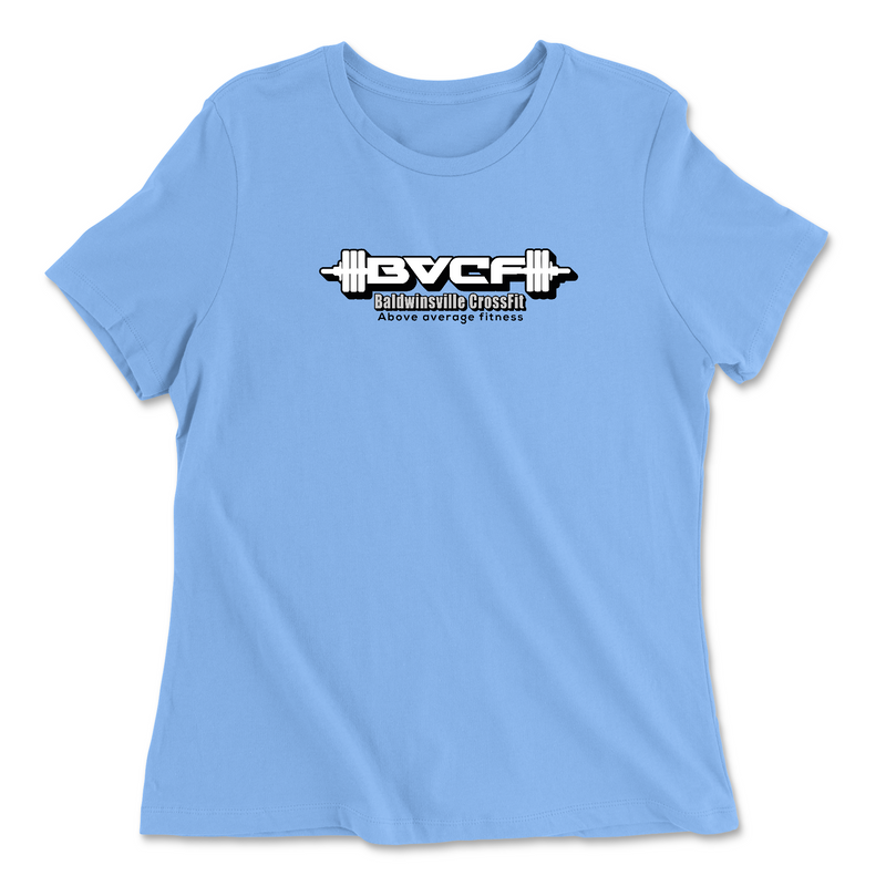 Womens 2X-Large CAROLINA_BLUE Relaxed Jersey T-Shirt