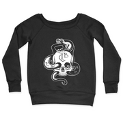 Womens 2X-Large BLACK CrewNeck
