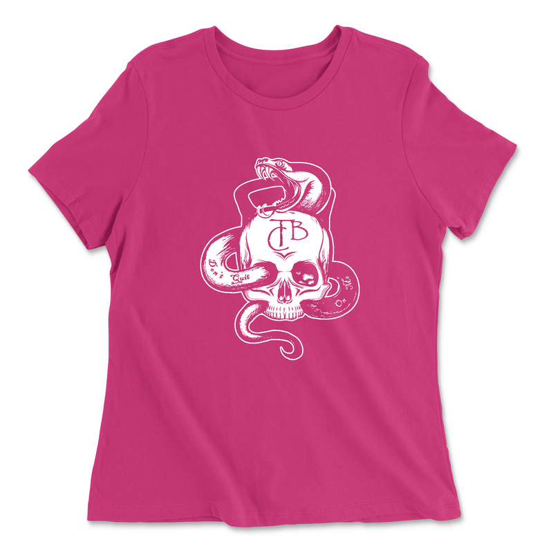 Womens 2X-Large BERRY Relaxed Jersey T-Shirt