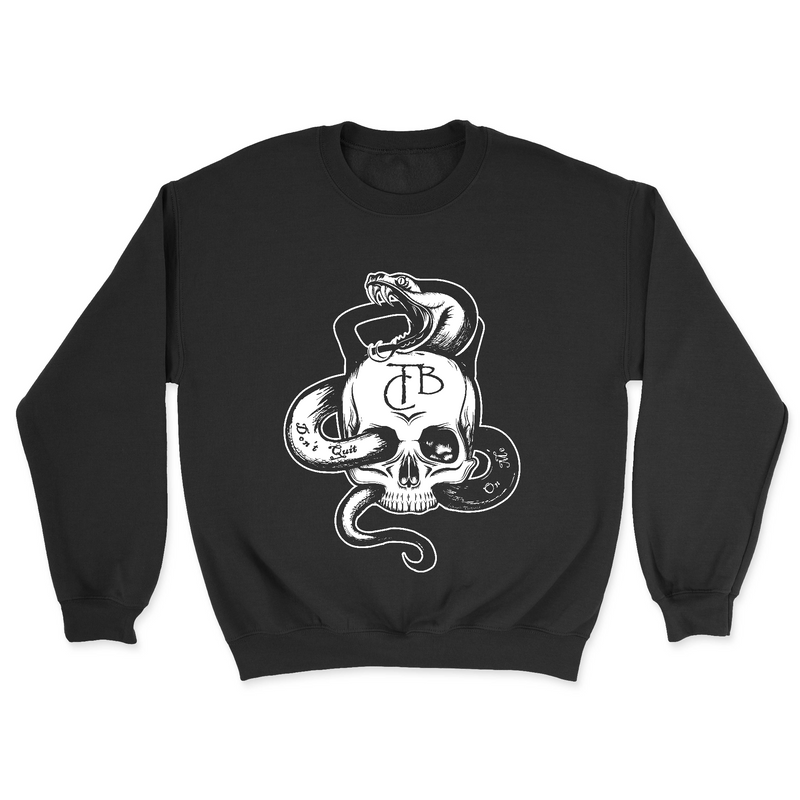Mens 2X-Large BLACK Midweight Sweatshirt