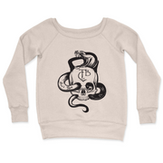 Womens 2X-Large BONE CrewNeck