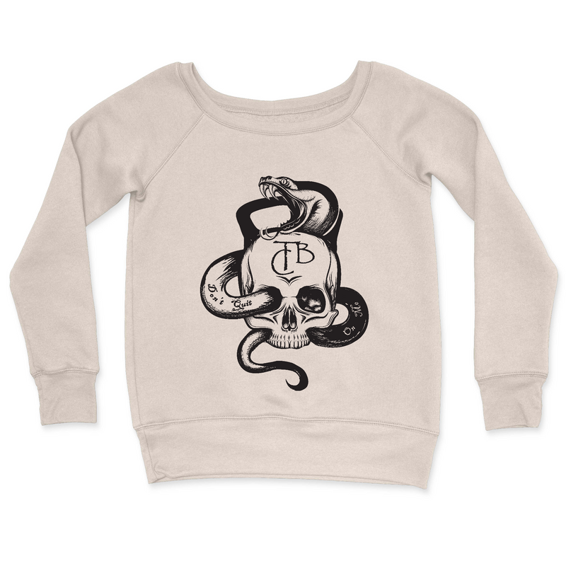 Womens 2X-Large BONE CrewNeck