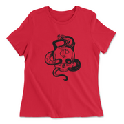 Womens 2X-Large RED Relaxed Jersey T-Shirt