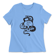 Womens 2X-Large CAROLINA_BLUE Relaxed Jersey T-Shirt