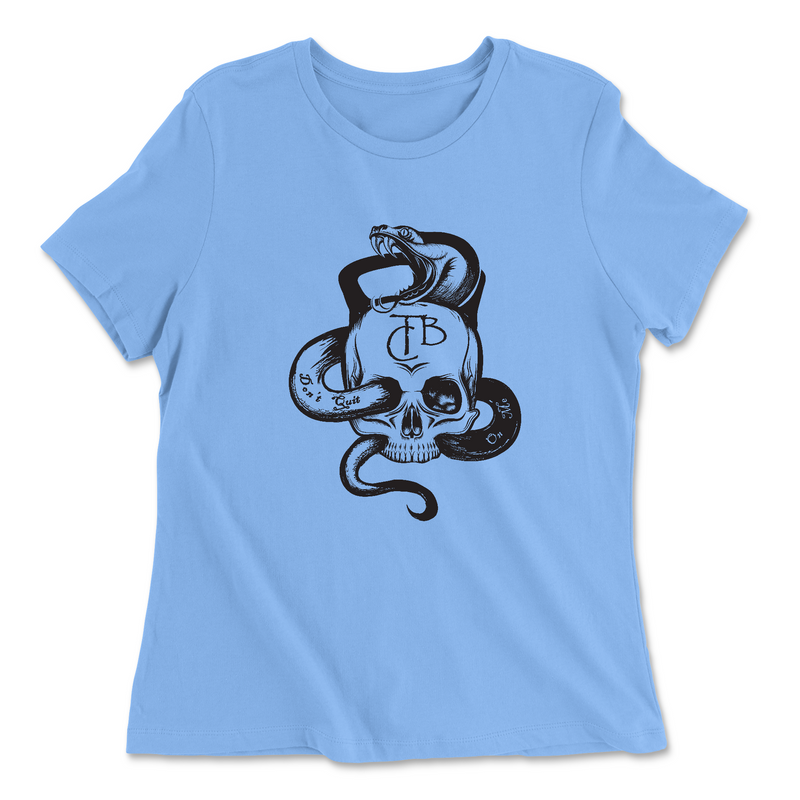Womens 2X-Large CAROLINA_BLUE Relaxed Jersey T-Shirt