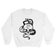 Mens 2X-Large WHITE Midweight Sweatshirt
