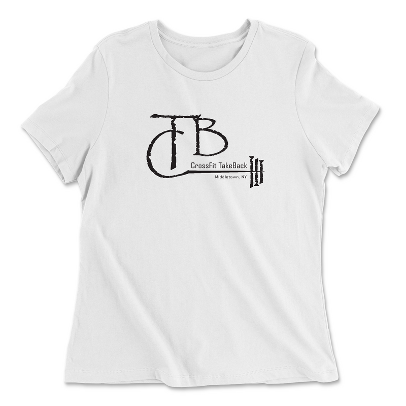 Womens 2X-Large WHITE Relaxed Jersey T-Shirt