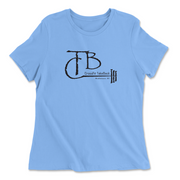 Womens 2X-Large CAROLINA_BLUE Relaxed Jersey T-Shirt