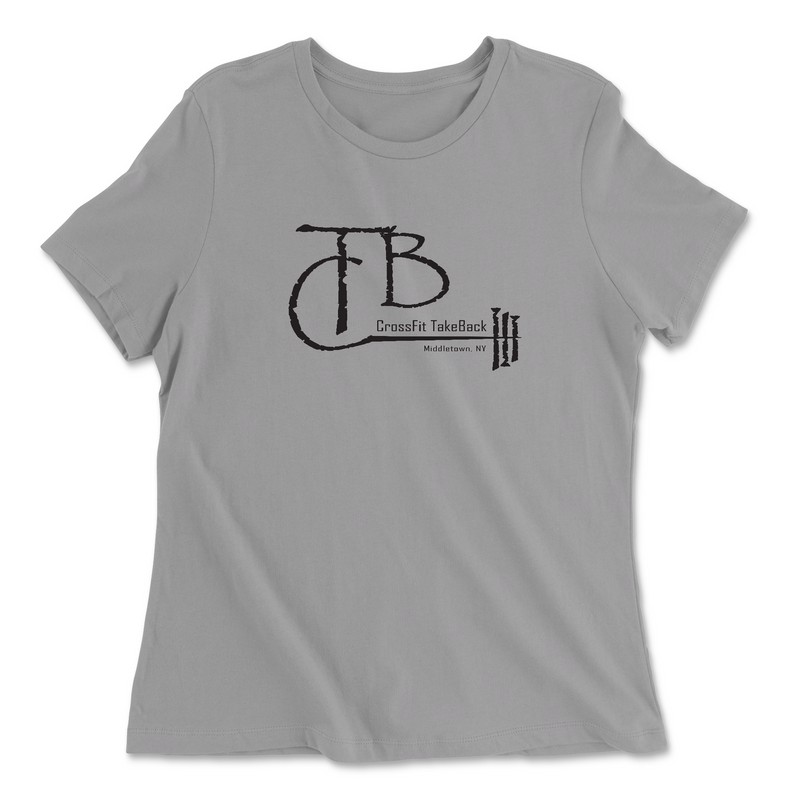Womens 2X-Large SOLID_ATHLETIC_GREY Relaxed Jersey T-Shirt
