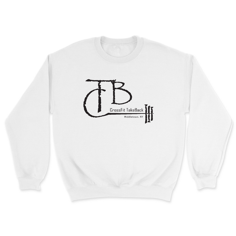 Mens 2X-Large WHITE Midweight Sweatshirt