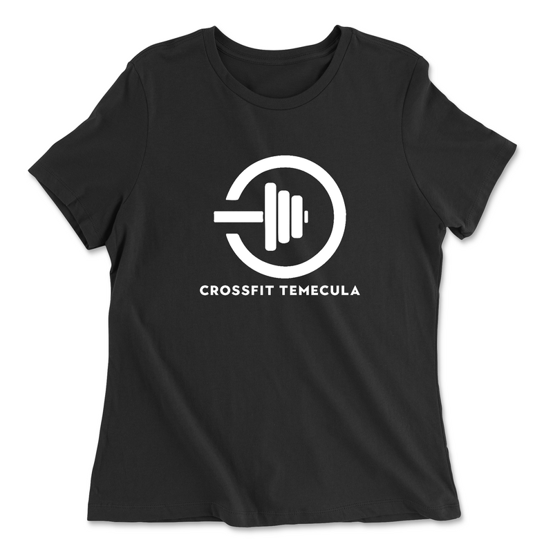 CrossFit Temecula One Color (White) Womens - Relaxed Jersey T-Shirt