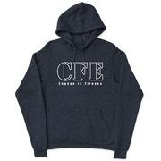 Mens 2X-Large NAVY_HEATHER Hooded T-Shirt