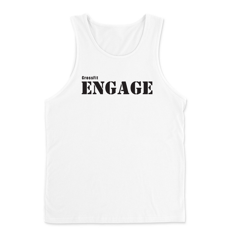 Mens 2X-Large WHITE Tank Top