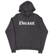 Mens 2X-Large CHARCOAL_HEATHER Hooded T-Shirt