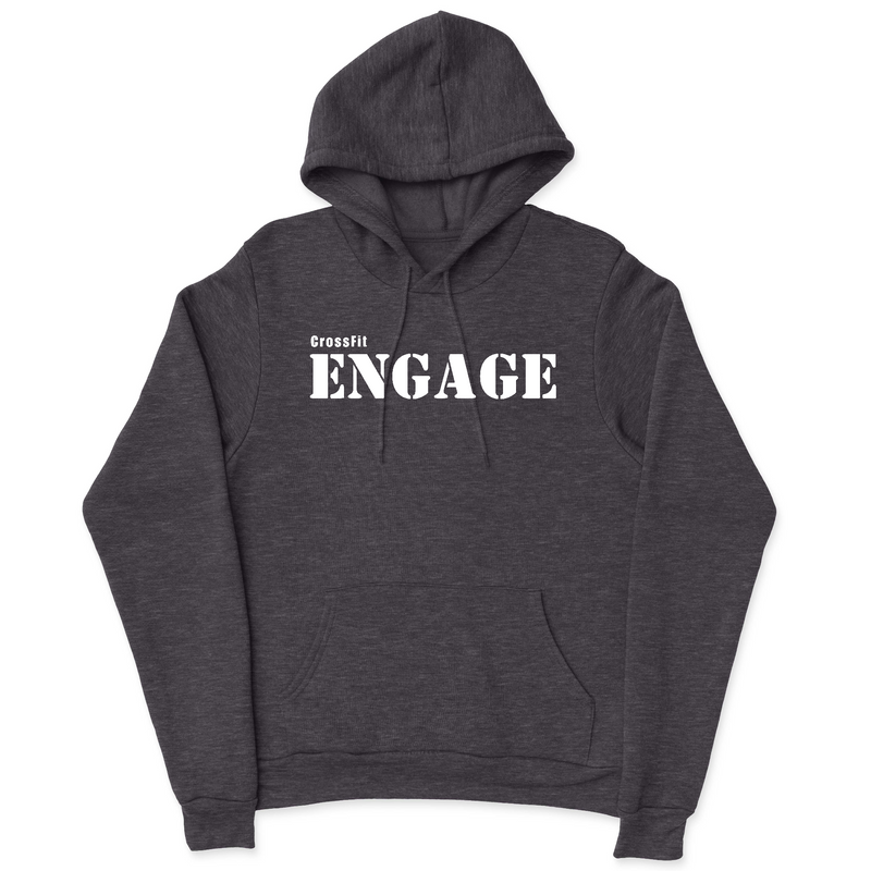 Mens 2X-Large CHARCOAL_HEATHER Hooded T-Shirt