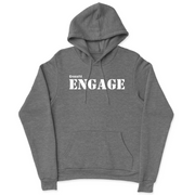 Mens 2X-Large GUNMETAL_HEATHER Hooded T-Shirt