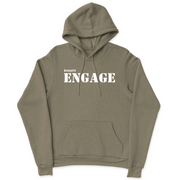 Mens 2X-Large OLIVE Hooded T-Shirt