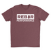 Mens 2X-Large HEATHER_MAROON T-Shirt