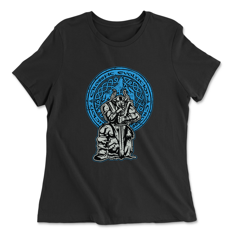 Womens 2X-Large BLACK Relaxed Jersey T-Shirt