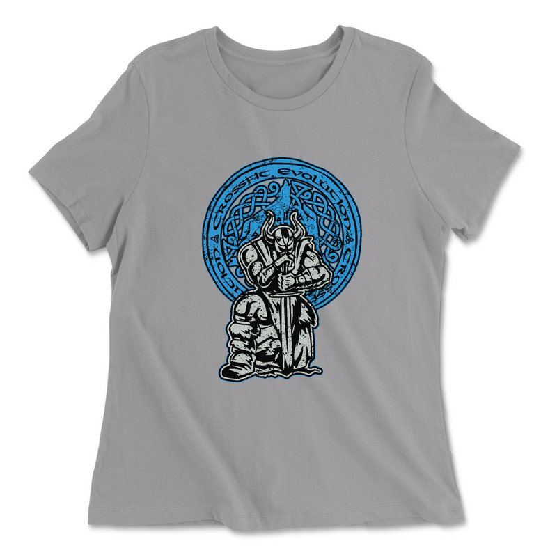 Womens 2X-Large SOLID_ATHLETIC_GREY Relaxed Jersey T-Shirt
