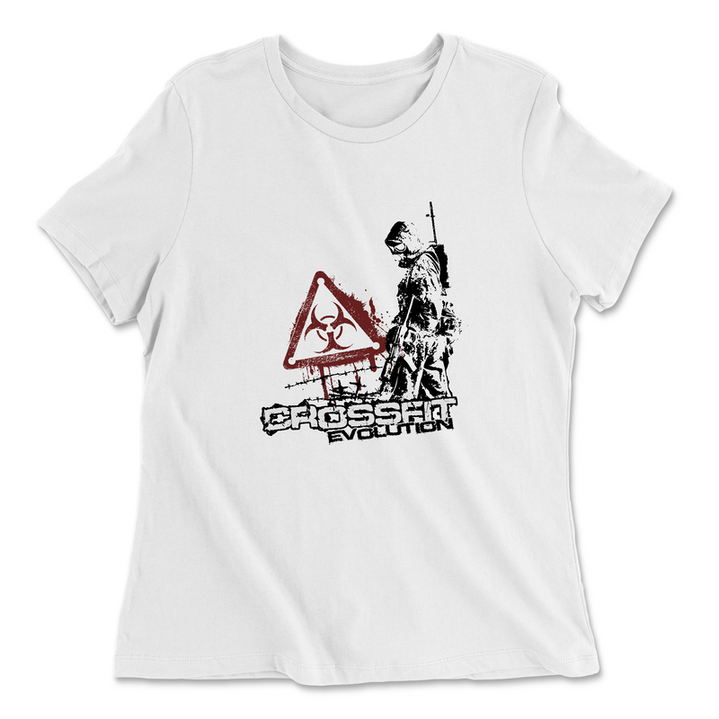 Womens 2X-Large WHITE Relaxed Jersey T-Shirt