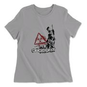 Womens 2X-Large SOLID_ATHLETIC_GREY Relaxed Jersey T-Shirt