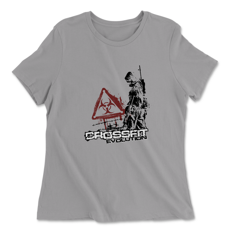 Womens 2X-Large SOLID_ATHLETIC_GREY Relaxed Jersey T-Shirt