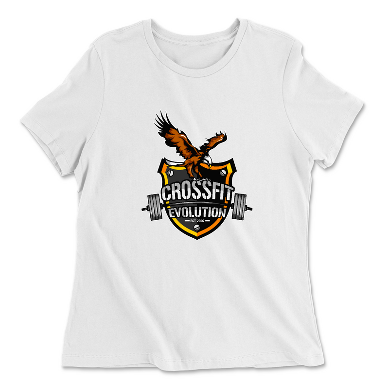 Womens 2X-Large WHITE Relaxed Jersey T-Shirt