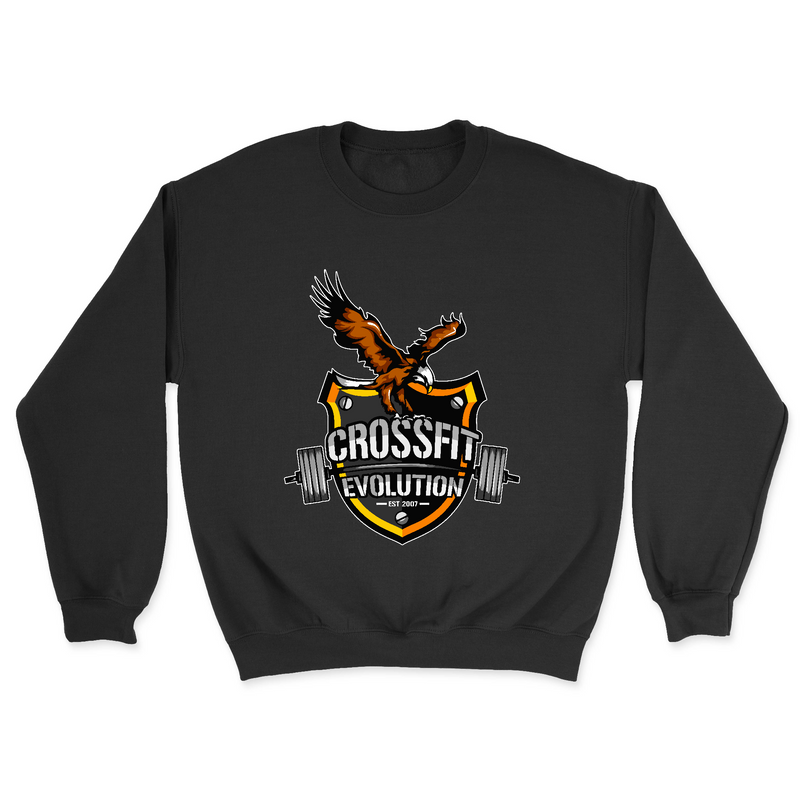 Mens 2X-Large BLACK Midweight Sweatshirt