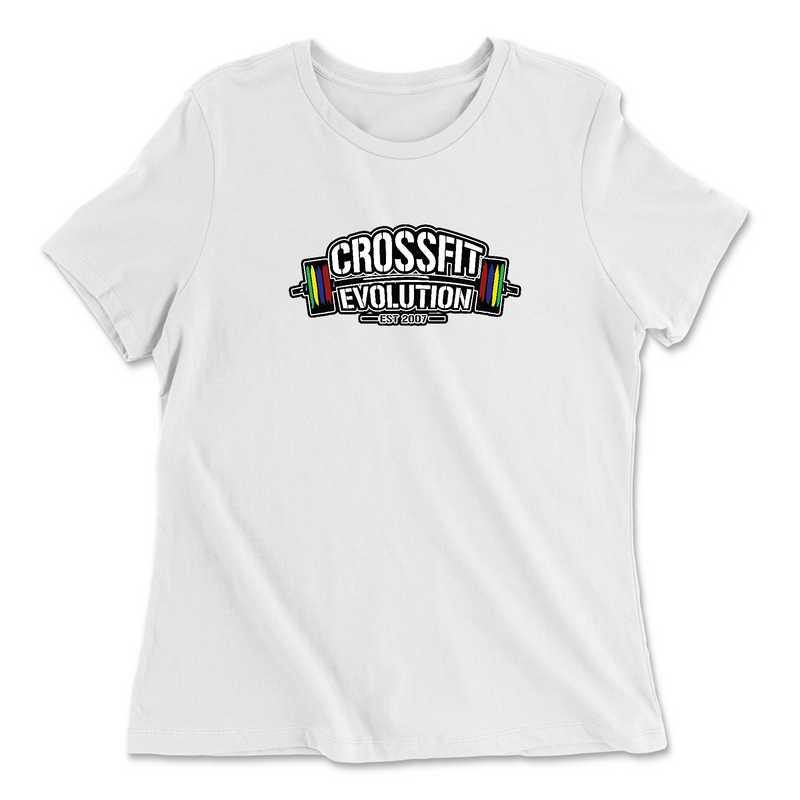 Womens 2X-Large WHITE Relaxed Jersey T-Shirt