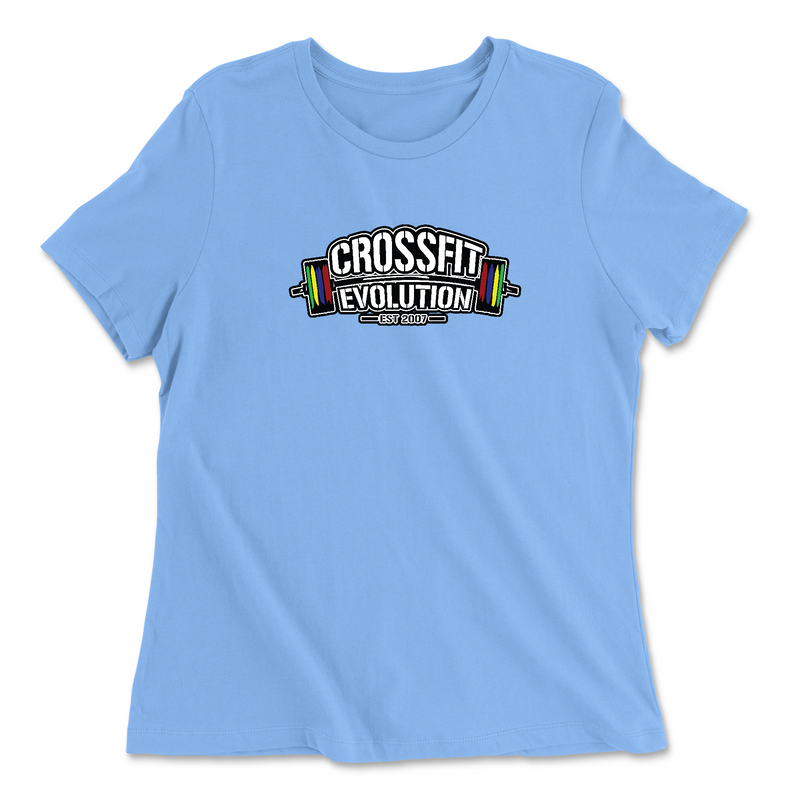 Womens 2X-Large CAROLINA_BLUE Relaxed Jersey T-Shirt