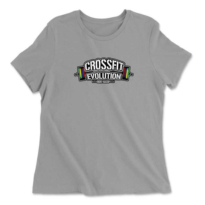 Womens 2X-Large SOLID_ATHLETIC_GREY Relaxed Jersey T-Shirt