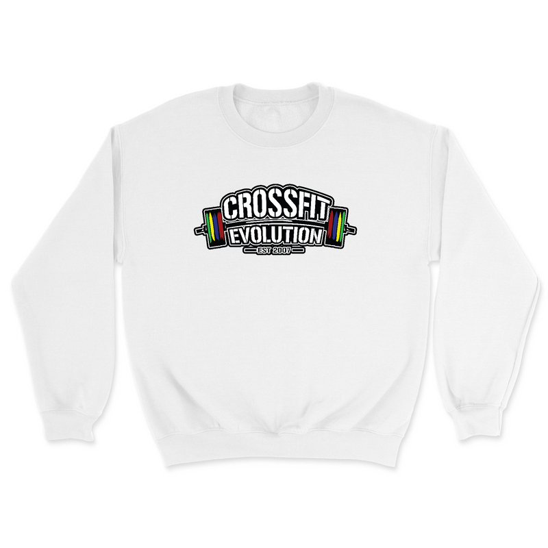 Mens 2X-Large WHITE Midweight Sweatshirt