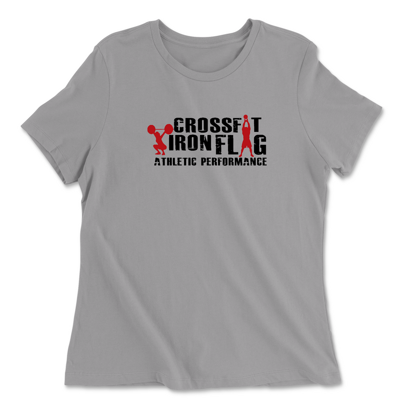 Womens 2X-Large SOLID_ATHLETIC_GREY Relaxed Jersey T-Shirt
