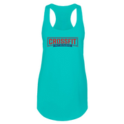 Womens 2X-Large Tahiti Blue Tank Top (Front Print Only)