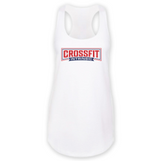 Womens 2X-Large White Tank Top (Front Print Only)